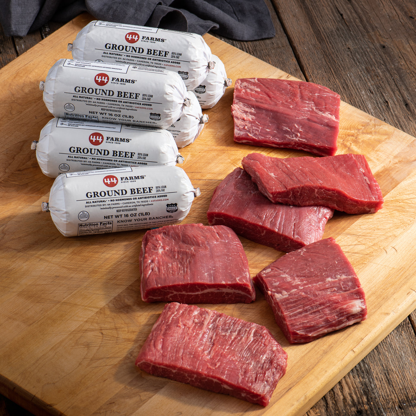 Ground Beef and Flank Steak Bundle