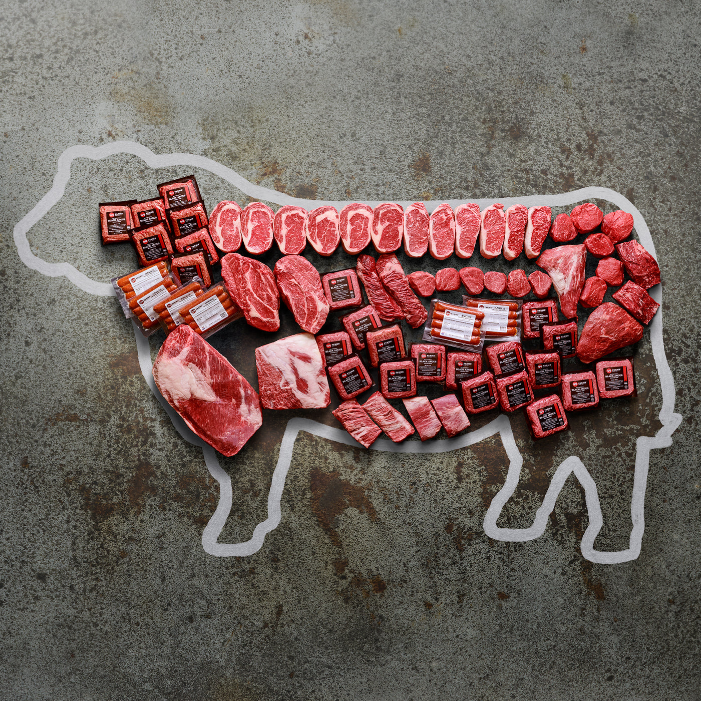 Quarter (1/4) Cow