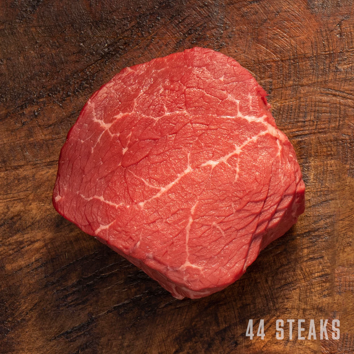 USDA Choice Black Angus Top Sirloin Steak from 44 Farms with rich beef flavor, perfect for grilling or cast iron cooking